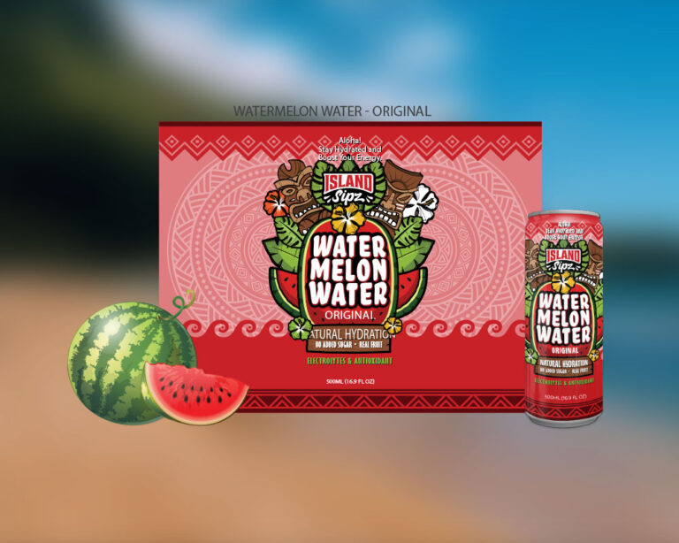 Packaging label design case visuals for retail presentation